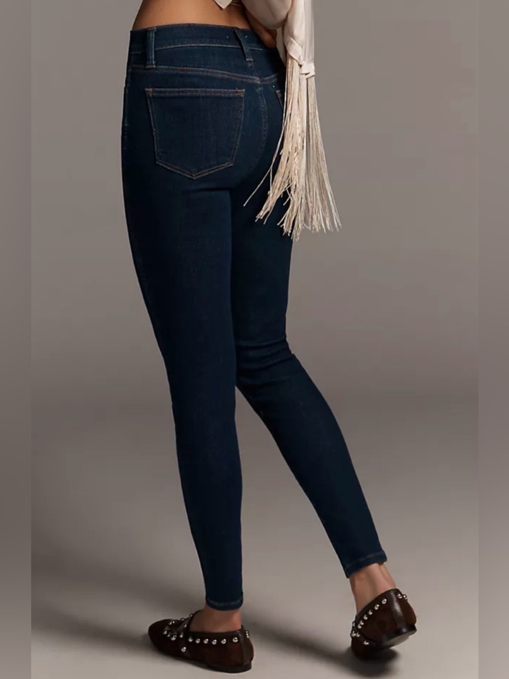 Anthropologie Dark Indigo Skinny Jeans - Picture 7 of 8